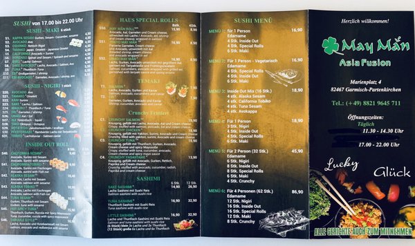 Menu photo 2 May Măn Garmisch-Partenkirchen, BY