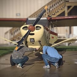 Moraine Airpark - Guys at wash area