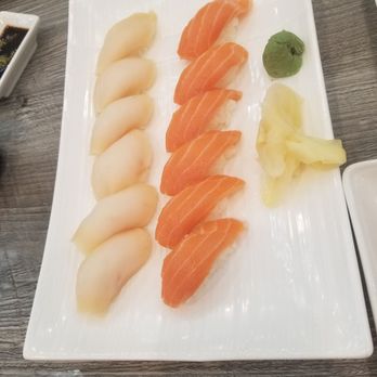 Crystal Sushi & Cajun Seafood - Menu said 1pcs per order, came 2pcs per order, Salmon and White Tuna, Not good!! - Seafood Near Me - Carson, California Crystal Sushi & Cajun Seafood - Menu said 1pcs per order, came 2pcs per order, Salmon and White Tuna, Not good!! - Seafood Near Me - Carson, California