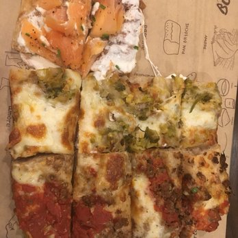 Bonci - Three different "strips" of pizza - Pizza Near Me - Chicago, Illinois