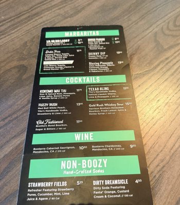 Menu photo 1 Hopdoddy Burger Bar McKinney, TX