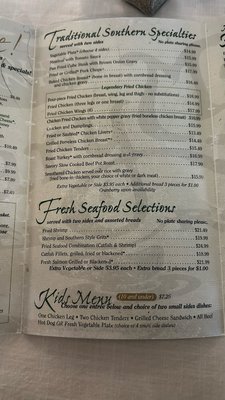 Menu photo 7 Mary Mac's Tea Room Atlanta, GA