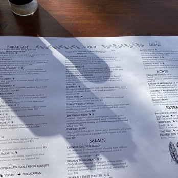 Cafe on 27 - Menu - Breakfast & Brunch Near Me - Topanga, California