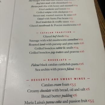 Tapeo - Menu - Tapas Bars Near Me - Barcelona, B