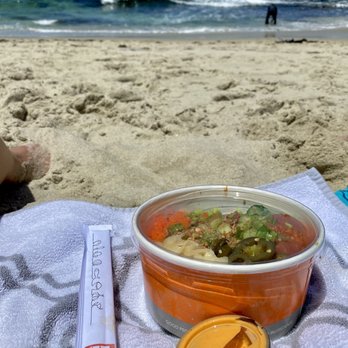 Poki One N Half - 7/2020 Enjoyed our meal to-go beachside about 15 min. away - Poke Near Me - San Diego, California Poki One N Half - 7/2020 Enjoyed our meal to-go beachside about 15 min. away - Poke Near Me - San Diego, California
