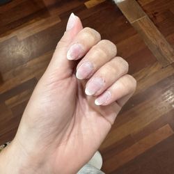 Sharon Nails - Nails were filed down to my nails bed so paper thin and my cuticles were torn up in the process.