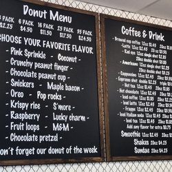 Charlie's Mini Donuts & Coffee - Menu