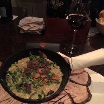 The Farm - Herbed spätzle with enmenthaler, truffle, caramelized onions, crispy shallots, black chanterelles - New American Near Me - Park City, Utah The Farm - Herbed spätzle with enmenthaler, truffle, caramelized onions, crispy shallots, black chanterelles - New American Near Me - Park City, Utah