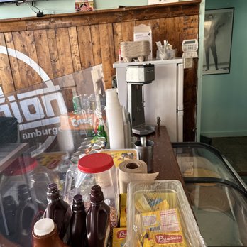 The Region - Handcrafted Hamburgers - Milkshake construction area. Good stuff! - Burgers Near Me - Chicago, Illinois The Region - Handcrafted Hamburgers - Milkshake construction area. Good stuff! - Burgers Near Me - Chicago, Illinois