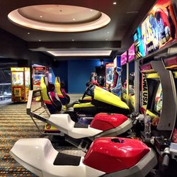 Crown Village Cinemas & Gold Class - Games area up the stairs while you wait