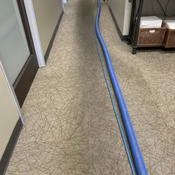 Before and after carpet cleaning results