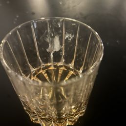Dirty Shot glass they gave me!!! Ewwwwww Dirty Shot glass they gave me!!! Ewwwwww