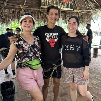 El Eden - Fernando, our guide, in middle! Ask for him, he was great! - Ziplining Near Me - Puerto Vallarta, JAL