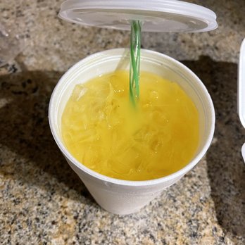 Sesame Express - Fresh water (large 32oz) Pineapple - Mexican Near Me - Dallas, Texas