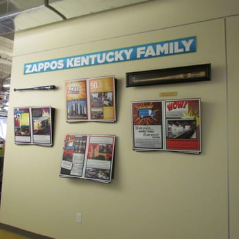 Zappos Tour Experience - A wall with photos about their shipping facility family in Kentucky. - Tours Near Me - Las Vegas, Nevada Zappos Tour Experience - A wall with photos about their shipping facility family in Kentucky. - Tours Near Me - Las Vegas, Nevada