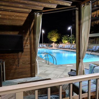 Element Music Row - The pool at night. They have cabanas too. - Apartments Near Me - Nashville, Tennessee Element Music Row - The pool at night. They have cabanas too. - Apartments Near Me - Nashville, Tennessee
