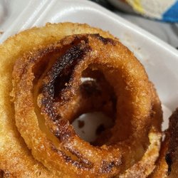 George's Place - Burnt onion rings