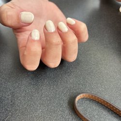 Ann's Nails - Paint all over cuticles, rushed, was told no to fix something on nails
