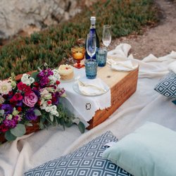 Mariah Green Events - Picnic post ceremony for us! photo by The DeLauras