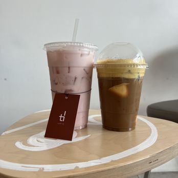 Tí Cafe - strawberry milk and cafe flan - Coffee & Tea Near Me - Denver, Colorado