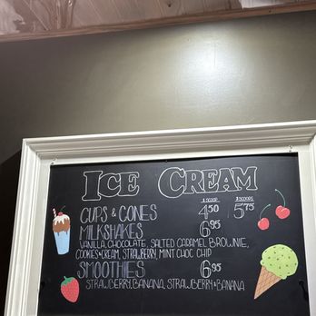 17 Beanz & Cream - Ice cream menu - Coffee & Tea Near Me - Myrtle Beach, South Carolina