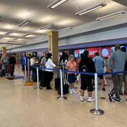 Budget Rent A Car - 3 hour line at Budget. No lines at any other car rental company.
