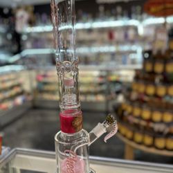 The Pipe King Smoke Shop - Cheech pink bong