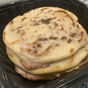 Guanacos Melting Pot - Bean and cheese pupusas - Food Trucks Near Me