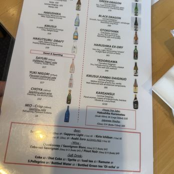 Sanraku - Menu - Japanese Near Me - San Francisco, California