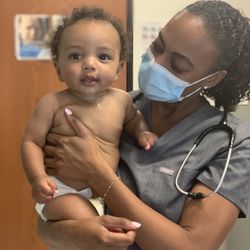 Kyle Monk, MD - No doubt about it Dr. Monk loves her babies!