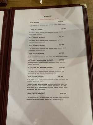 Menu photo 2 EJs Cotton Pickin Dive Stanton, TX