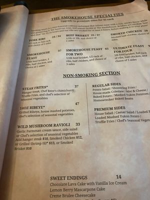 Menu photo 2 The Smokehouse Ouray, CO Menu photo 2 The Smokehouse Ouray, CO
