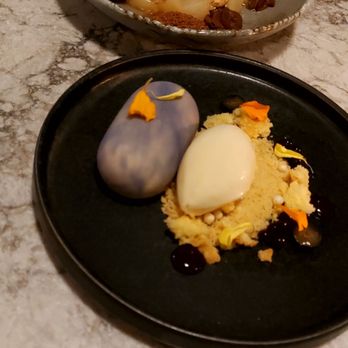 Wildlight Kitchen + Bar - Blueberry Lemon Mousse Cake and Poached Pear - Wine Bars Near Me - Vancouver, British Columbia Wildlight Kitchen + Bar - Blueberry Lemon Mousse Cake and Poached Pear - Wine Bars Near Me - Vancouver, British Columbia