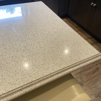 Roma Marble & Granite - MSI - Sparkling White Quartz with double ogee edge detail - Countertop Installation Near Me - Bohemia, New York Roma Marble & Granite - MSI - Sparkling White Quartz with double ogee edge detail - Countertop Installation Near Me - Bohemia, New York