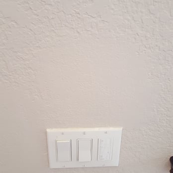Next Level Lighting & Electric - follow up photo of patch after painting house. FYI it does show after painting. painter says all patches show, so still a good job :p - Electricians Near Me Next Level Lighting & Electric - follow up photo of patch after painting house. FYI it does show after painting. painter says all patches show, so still a good job :p - Electricians Near Me