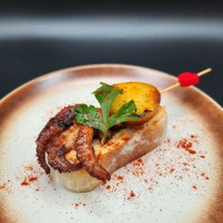 A Different Beast - Pulpo, ibarra amarillo aioli, baby yukon gold potato, smoked paprika
