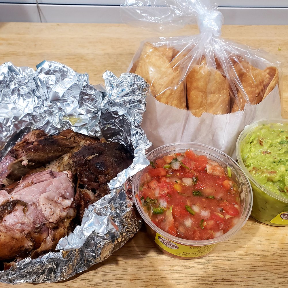 Luis Meat Market - Cooked Carnitas, Pico de Gallo, Guac, fried Taco Shells - Grocery Near Me - Los Angeles, California Luis Meat Market - Cooked Carnitas, Pico de Gallo, Guac, fried Taco Shells - Grocery Near Me - Los Angeles, California