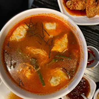 Myungin Dumplings - Spicy Dumpling Beef Ramen - Korean Near Me - Northridge, California Myungin Dumplings - Spicy Dumpling Beef Ramen - Korean Near Me - Northridge, California
