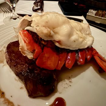 Vic & Anthony's Steakhouse - Cold Water Australian Rock Lobster Tail and 8 Oz. Filet Mignon - Steakhouses Near Me - Las Vegas, Nevada Vic & Anthony's Steakhouse - Cold Water Australian Rock Lobster Tail and 8 Oz. Filet Mignon - Steakhouses Near Me - Las Vegas, Nevada