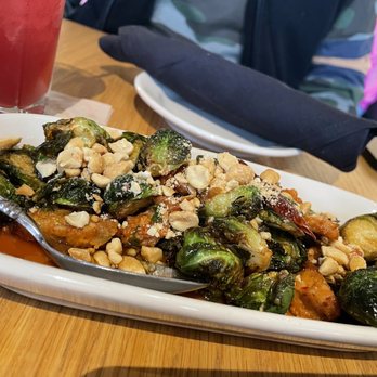 Bazille - Kung Pao Brussel Sprouts - New American Near Me - San Antonio, Texas
