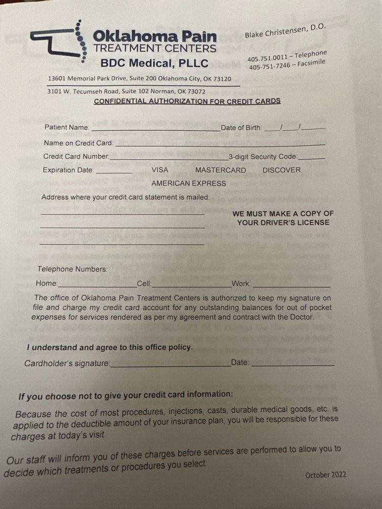 OKLAHOMA PAIN TREATMENT CENTERS Updated October 2024 10 Photos