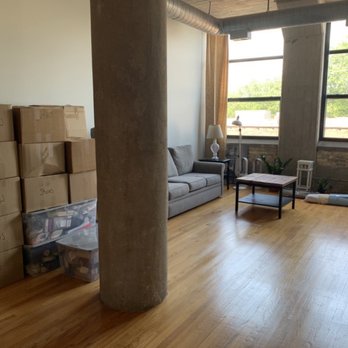 King David Moving & Storage - How the room looked when movers left.  They asked where we wanted everything before moving it in. - Movers Near Me - Morton Grove, Illinois