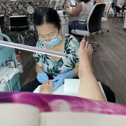 Royal Nails & Spa - She gave me this pillow to rest my book on