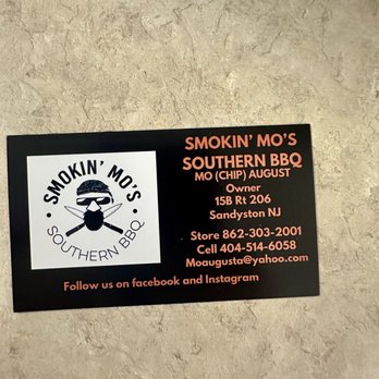 Smokin' Mo's Southern BBQ - Barbeque Near Me - Sandyston, New Jersey Smokin' Mo's Southern BBQ - Barbeque Near Me - Sandyston, New Jersey