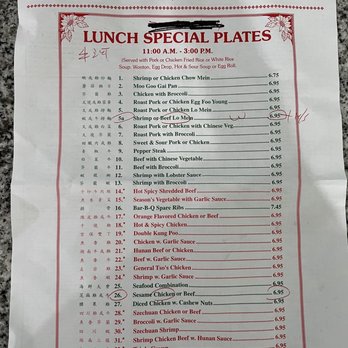 China King - Lunch menu with updated price - Chinese Near Me - Indiana, Pennsylvania China King - Lunch menu with updated price - Chinese Near Me - Indiana, Pennsylvania