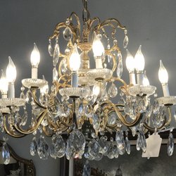 Thrill Vintage - German Chrystal Chandelier
