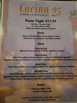 Menu photo 3 Cucina 25 Riverhead, NY Menu photo 3 Cucina 25 Riverhead, NY
