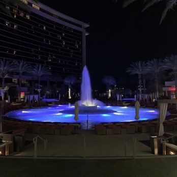Red Rock Pool - View at night, but the pool closes at 8p in the summer. - Lounges Near Me - Las Vegas, Nevada Red Rock Pool - View at night, but the pool closes at 8p in the summer. - Lounges Near Me - Las Vegas, Nevada