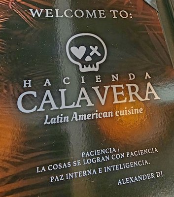 Menu photo 2 Hacienda Calavera Schaumburg, IL