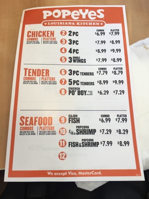 Menu photo 3 Popeyes Louisiana Kitchen Whittier, CA Menu photo 3 Popeyes Louisiana Kitchen Whittier, CA